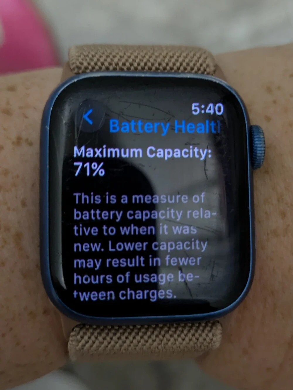 Apple Watch series 7 Blue